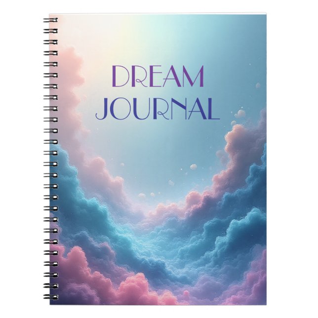 Dream Journal - Dreamy pastel clouds (Front)