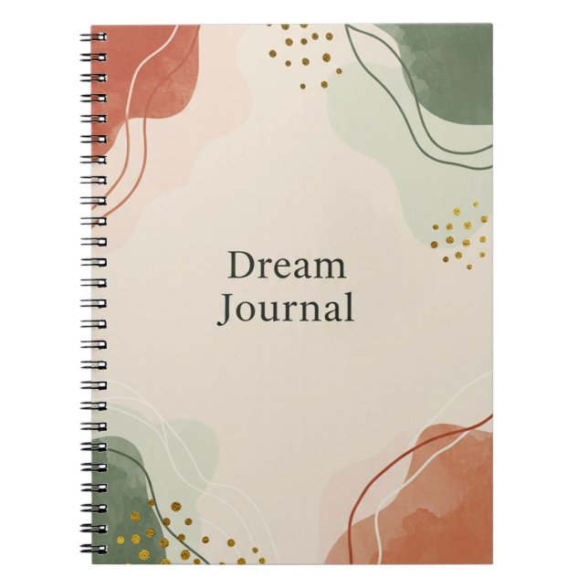Dream Journal – Pastel Abstract (Front)