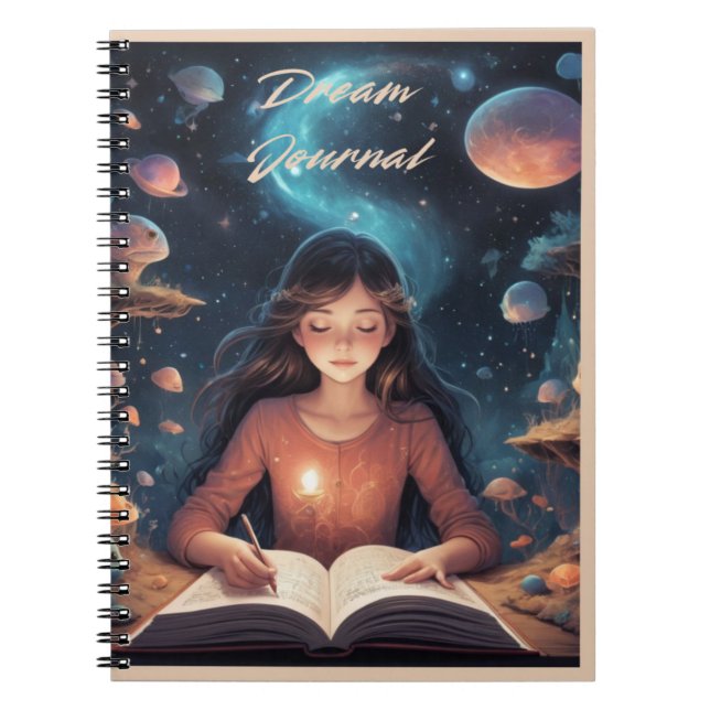 Dream Journal Spiral Notebook (Front)
