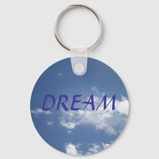 DREAM KEY CHAIN ON SKY BACKGROUND (Front)