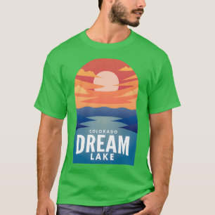 Dream Lake CO Retro Sunset  T-Shirt
