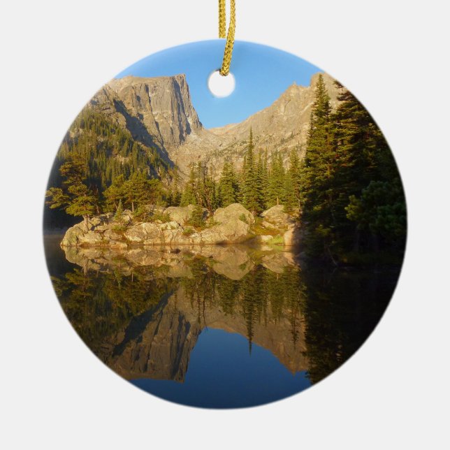 Dream Lake II Ceramic Tree Decoration (Front)