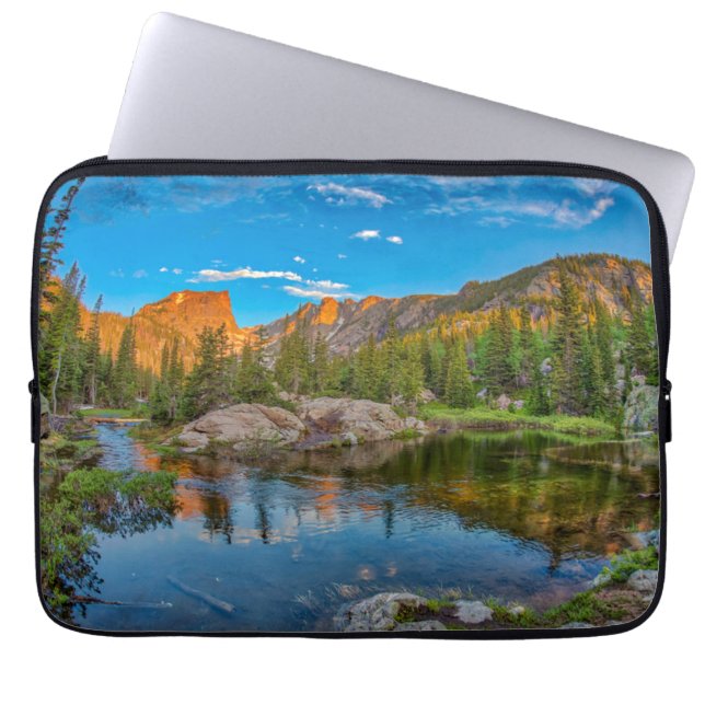 Dream Lake Landscape Laptop Sleeve (Front)