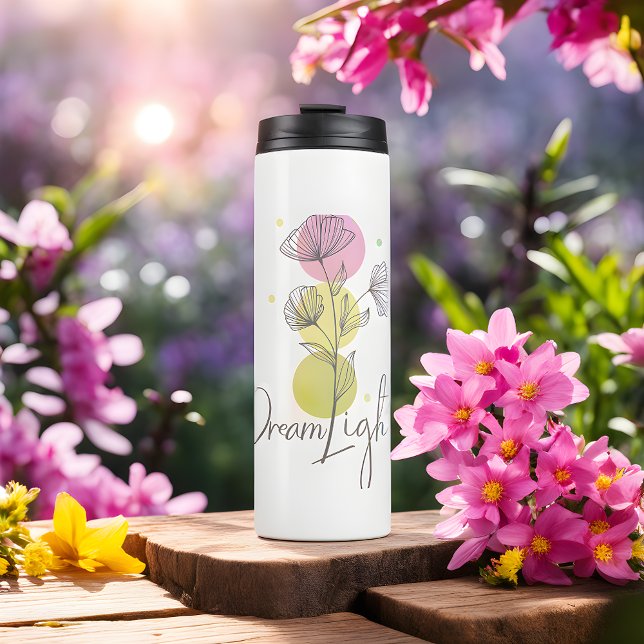 Dream Lights Floral Pastel Colors Travel Mug (Creator Uploaded)