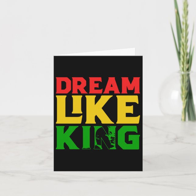 Dream Like Martin  Card (Front)