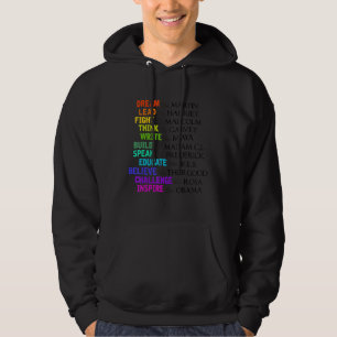Dream Like Martin Lead Like Harriet Black History  Hoodie