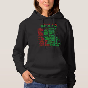 Dream Like Martin Lead Like Harriet Black History Hoodie