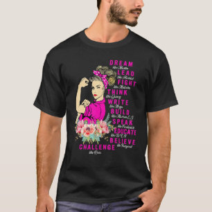 Dream Like Martin Lead Like Harriet Black History T-Shirt
