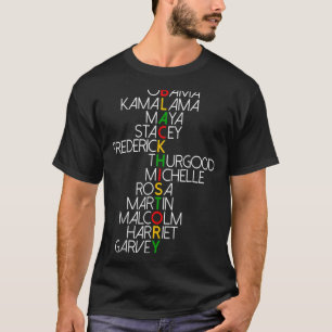 Dream Like Martin Lead Like Harriet Black History T-Shirt