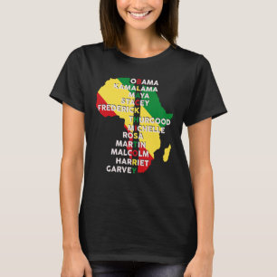 Dream Like Martin Lead Like Harriet Black History T-Shirt