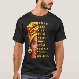 Dream Like Martin Lead Like Harriet Shirt Black Hi