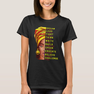 Dream Like Martin Lead Like Harriet Shirt Black Hi