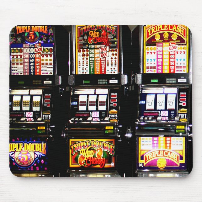 Dream Machines - Lucky Slot Machines Mouse Pad (Front)