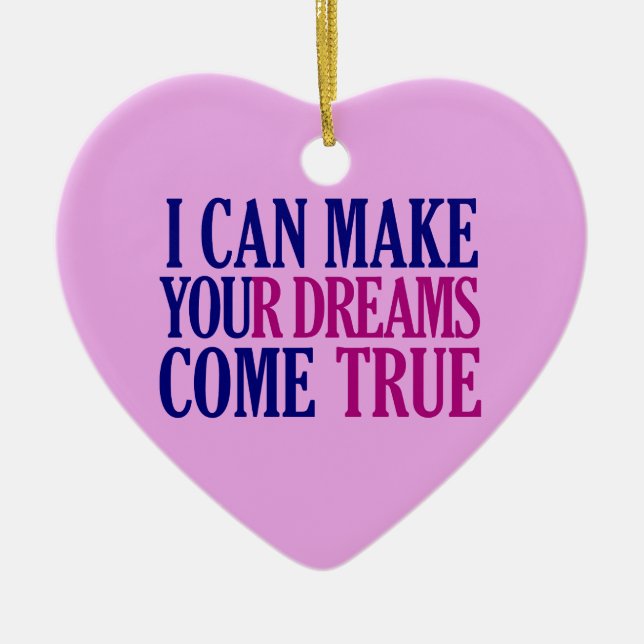 Dream Maker custom ornament (Front)