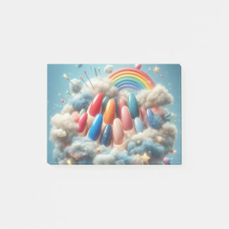 Dream nails post-it notes