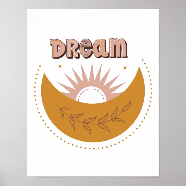 Dream Nursery Art Poster (Front)