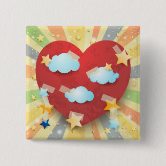 Dream of Love 15 Cm Square Badge