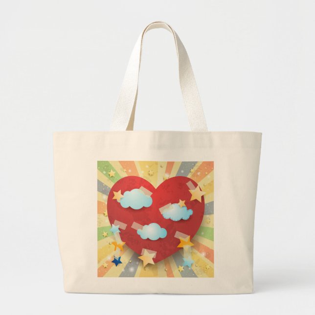Dream of Love Large Tote Bag (Front)