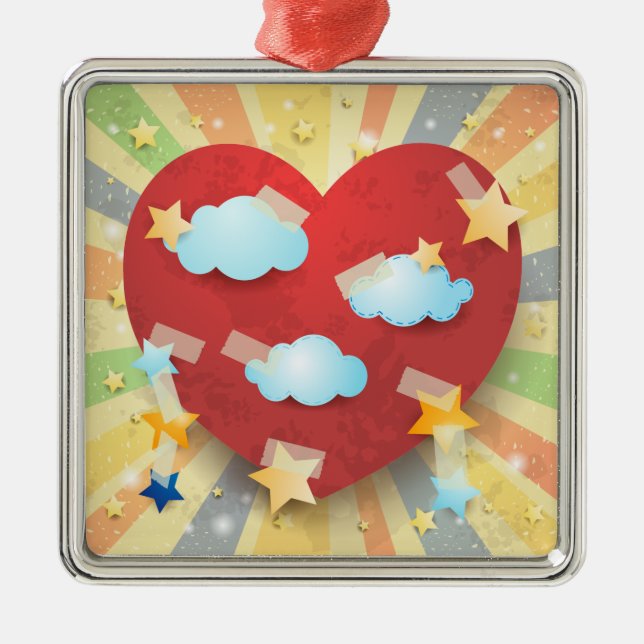 Dream of Love Metal Tree Decoration (Front)