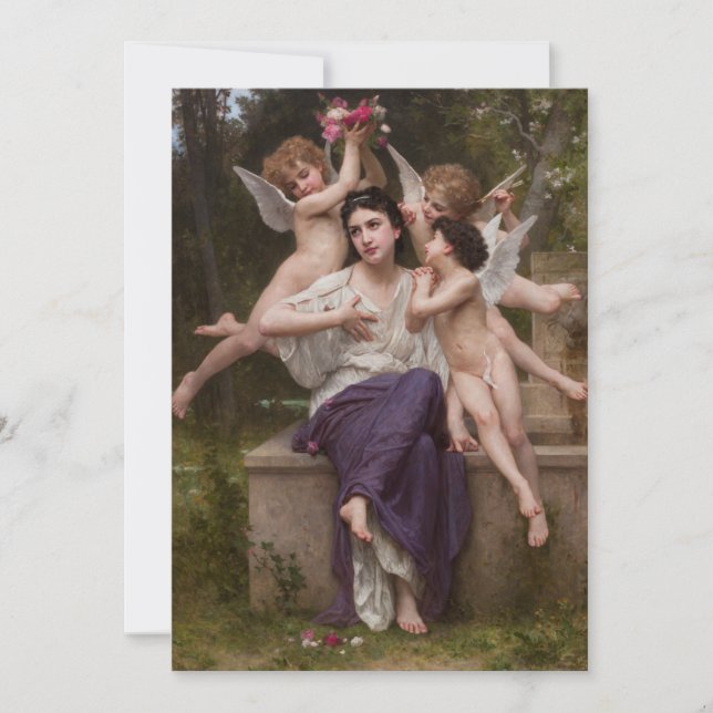 Dream of Spring, Rêve de Printemps by Bouguereau (Front)