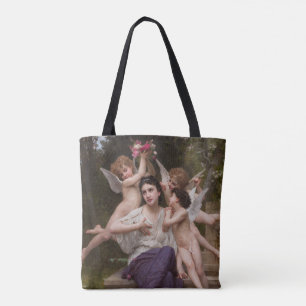 Dream of Spring, Rêve de Printemps by Bouguereau Tote Bag