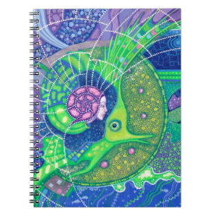 Dream of the full moon spiral notebook
