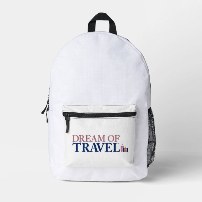 Dream of Travel ® Backpack (Luggage Collection) (Front)