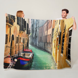 DREAM OF VENICE Large Fleece Blanket