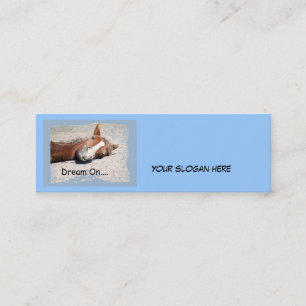 Dream On Bookmark  Business Card