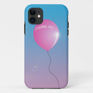 Dream on Quote Pink balloon in sky inspirational  Case-Mate iPhone Case