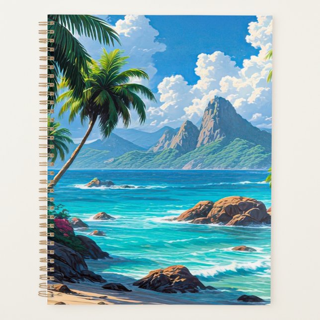 Dream On, Tropical Paradise, Planner (Front)