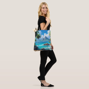 Dream On, Tropical Paradise, Tote Bag