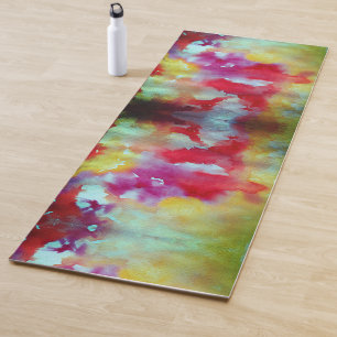 Dream On Watercolor Art Yoga Mat