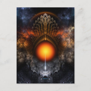 Dream Orb Fractal Art Postcard