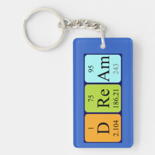 Dream periodic table name keyring