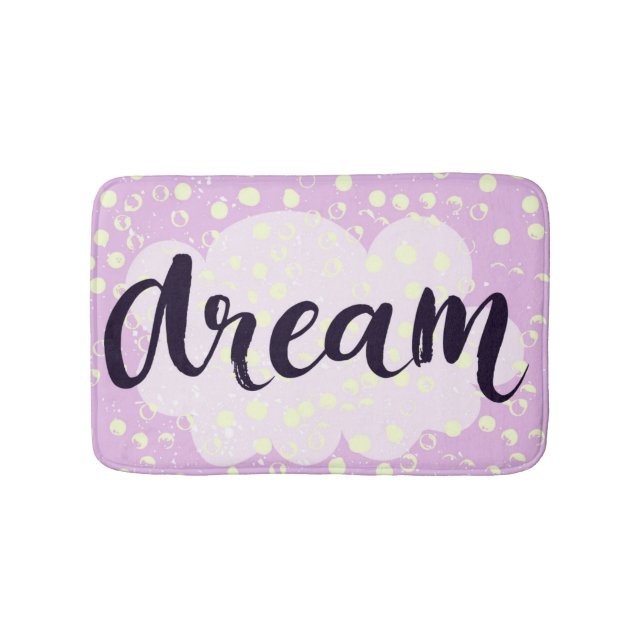 Dream Pink Bath Mat (Front)