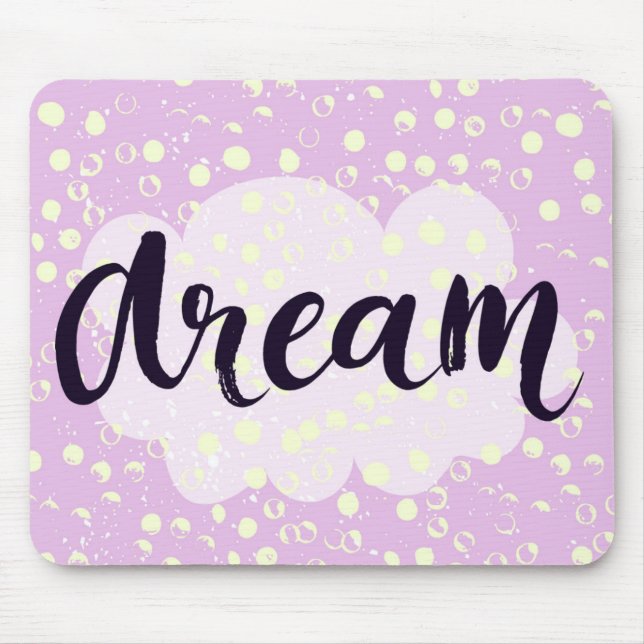 Dream Pink Mouse Pad (Front)