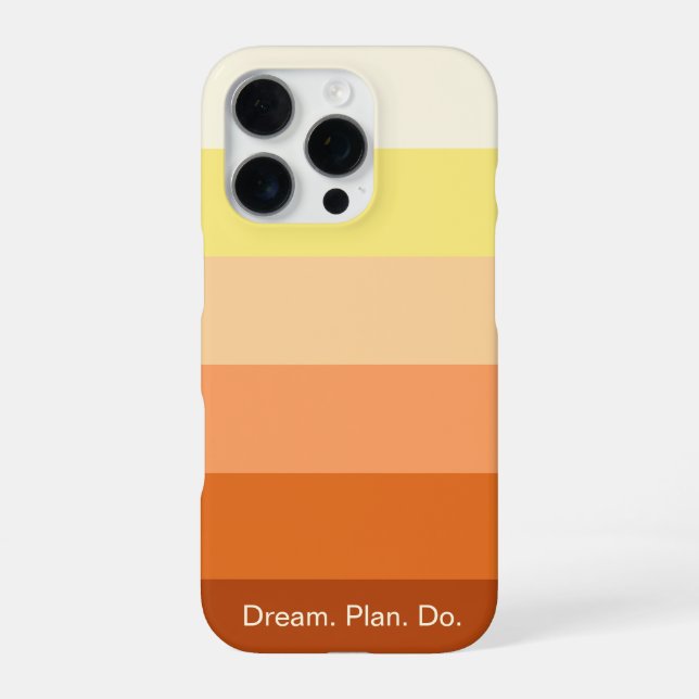Dream Plan Do – Colour Gradient Back to School -  iPhone Case (Back)