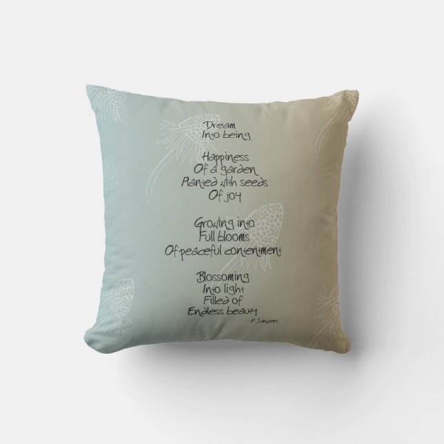 Dream Poem Cushion (Front)