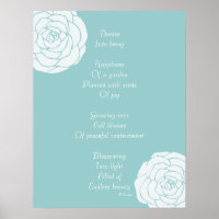 Dream Poem with White Roses