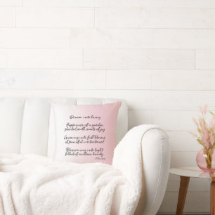 Dream Poem (written by me) Cushion