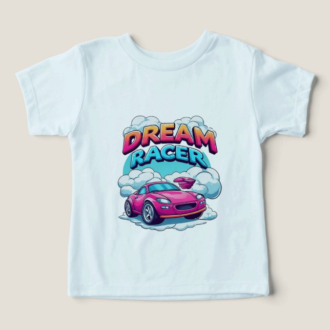 Dream Racer Pink Car Kids Speed Cloud 🏎️ (Design Front)
