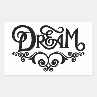 Dream Rectangular Sticker