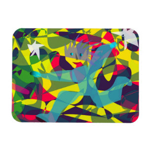 Dream Run Surreal Imagination Flexible Magnet