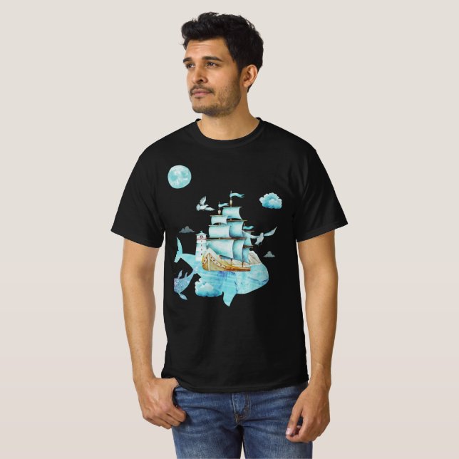 Dream Ship Sea Adventure T-Shirt (Front Full)