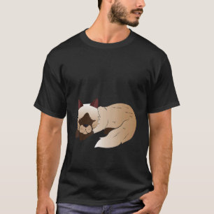 Dream Sleep, Snooze, Snooze Light, Birman Cat Slee T-Shirt