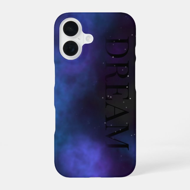 Dream Space Nebula iPhone 16 Case (Back)