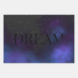 Dream Space Nebula Wrapping Paper Sheet