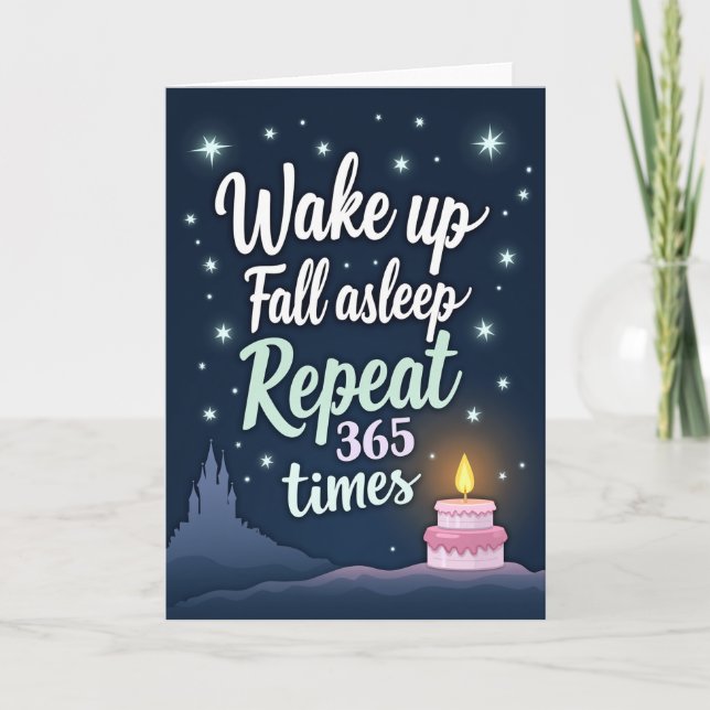 Dream Starry Night Card (Front)