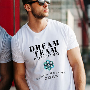 Dream Team Building Company Logo Employee T-Shirt